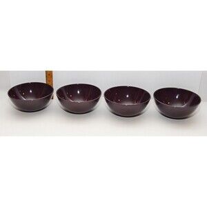 Ikea of Sweden 120 11 Purple Cereal Soup Bowls Set of 4